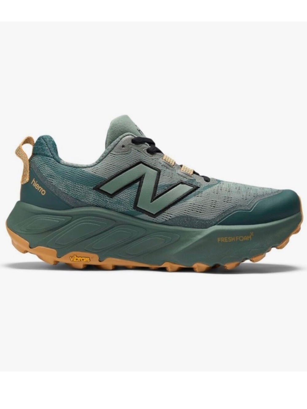 New Balance Fresh Foam X Hierro v9 Dark Juniper/Dried Apricot Mens size 10 NEW!!